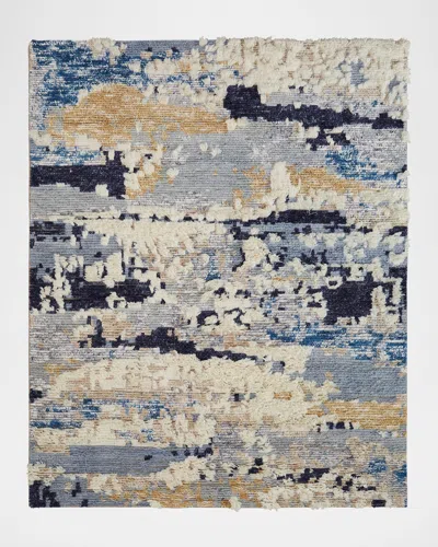 Kalaty Rug Corporation Maypole Hand-knotted Rug, 12' X 15' In Blue Tones