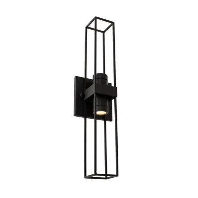 Kalco 2 Lt Matte Black Outdoor Wall Sconce