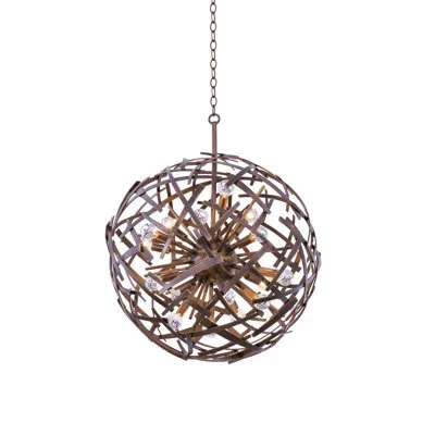 Kalco Ambassador 18 Lt Copper Patina Pendant