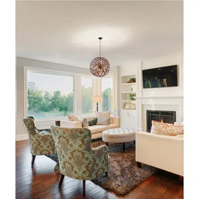 Kalco Ambassador 24 Lt Copper Patina Chandelier
