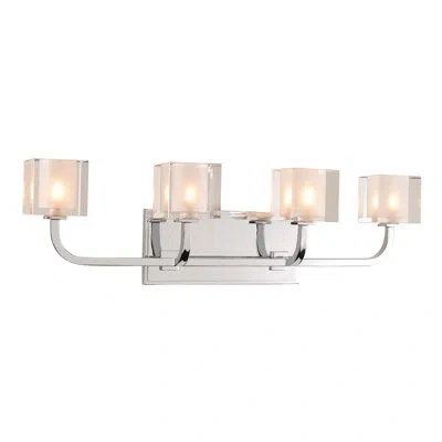 Kalco Arcata 4 Lt Polished Chrome Vanity Light