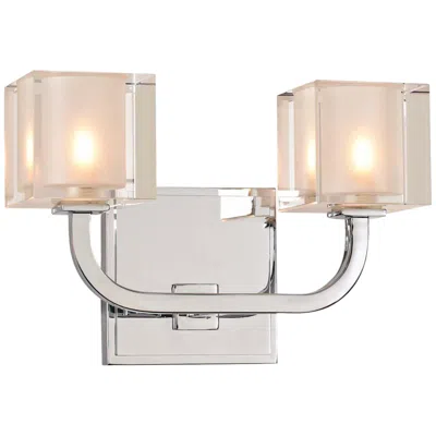 Kalco Arcata 7" High Chrome 2-led Wall Sconce