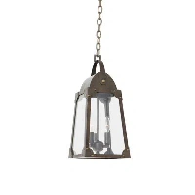 Kalco Arlington 3 Lt Aged Bronze Pendant
