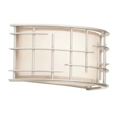 Kalco Atelier 2 Lt Tarnished Silver Wall Sconce
