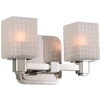 Kalco Avanti 6" High Polished Nickel 2-led Wall Sconce