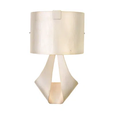 Kalco Barrymore 1 Lt Pearl Silver Wall Sconce  In Pearl Silver;perle Argentée