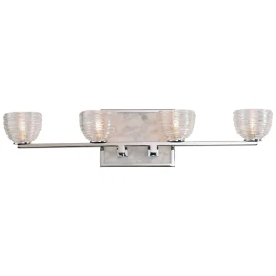 Kalco Bianco 24" Wide Polished Nickel 4-led Bath Light