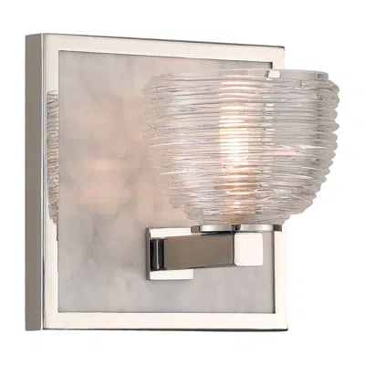Kalco Bianco 6" High Polished Nickel Led Wall Sconce