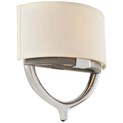 Kalco Bombay 12 1/2" High Chrome 2-light Wall Sconce