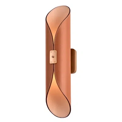 Kalco Cape Led White Wall Sconce In Bronze