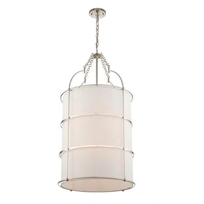 Kalco Carson 1 Lt Polished Nickel Chandelier