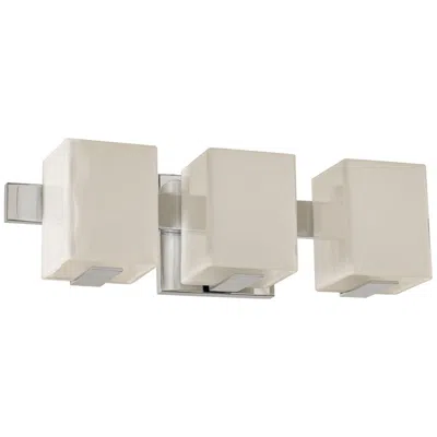 Kalco Catalina 17" Wide Chrome 3-led Bath Light