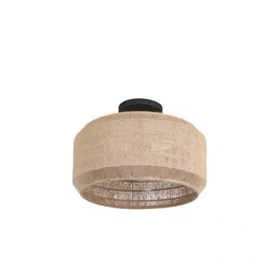 Kalco Cebu 4 Lt Matte Black Semi-flush Mount