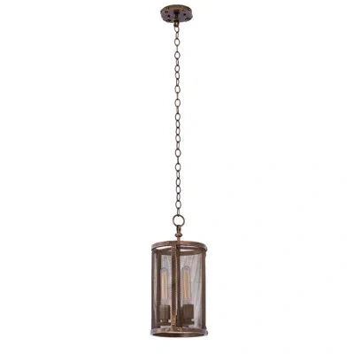 Kalco Chelsea 3 Lt Copper Patina Pendant