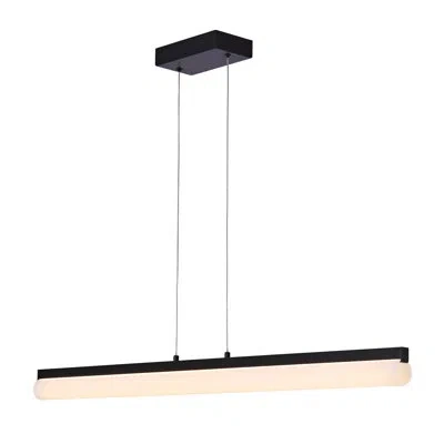 Kalco Chico 1 Lt Matte Black Linear Pendant