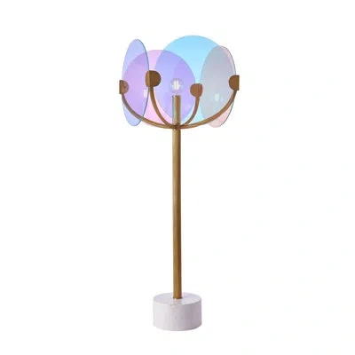 Kalco Chroma 1 Lt True Brass Floor Lamp