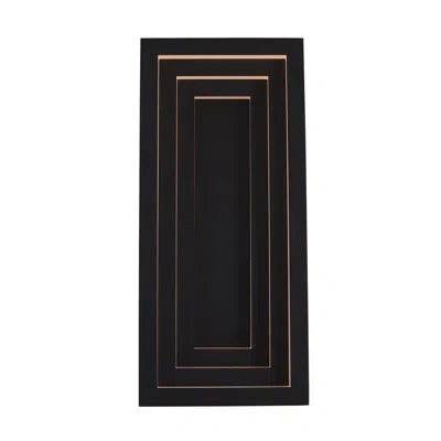 Kalco Chrysler 1 Lt Matte Black Outdoor Wall Sconce