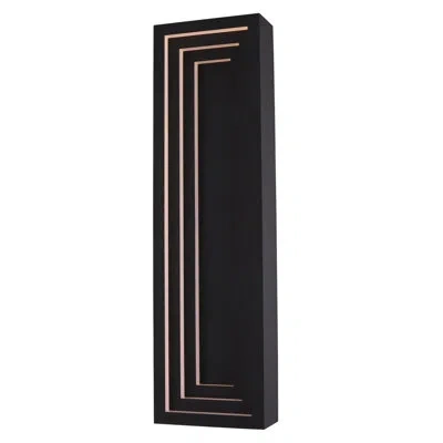 Kalco Chrysler 1 Lt Matte Black Outdoor Wall Sconce