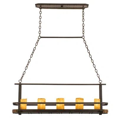 Kalco Cordova 5 Lt Natural Iron Linear Pendant