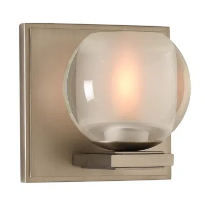 Kalco Corona 1-light Bath Sconce In Satin Nickel