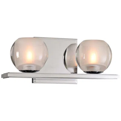 Kalco Corona 5" High Chrome 2-led Wall Sconce