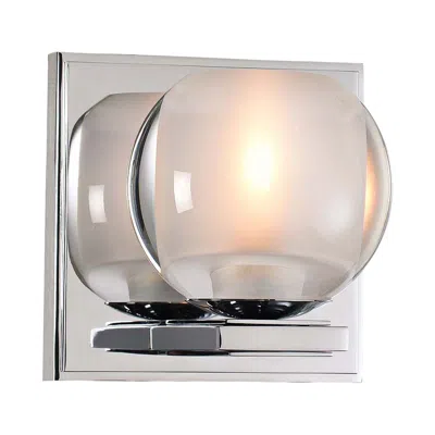 Kalco Corona 5" High Chrome Led Wall Sconce