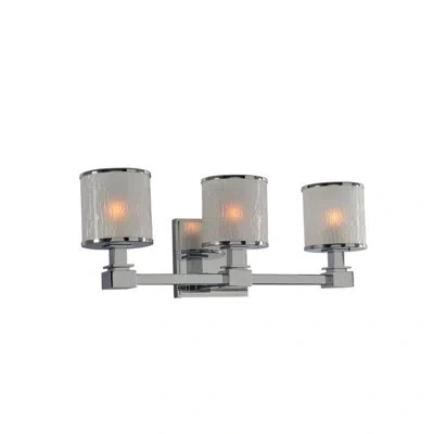 Kalco Destin 3 Light Modern & Contemporary Vanity In Chrome