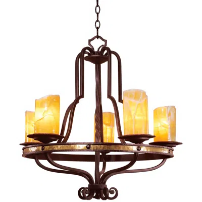 Kalco Durango Collection Five Light Chandelier