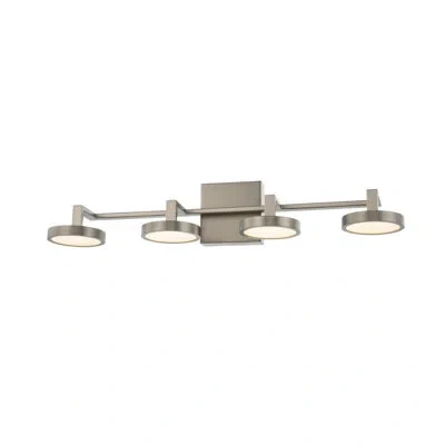 Kalco Eaton 4 Lt Satin Nickel Vanity Light