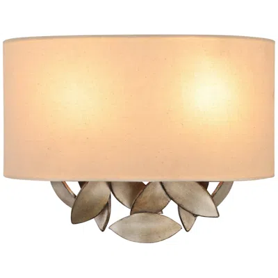 Kalco Eden 10 1/4" High Moon Silver Droplets Iron Wall Sconce