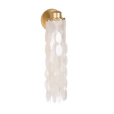 Kalco Edgy 1 Lt Oxidized Gold Leaf Wall Sconce
