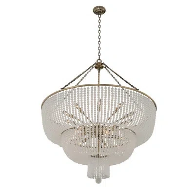 Kalco Esperanza 1 Lt Brushed Champagne Gold Chandelier  In Brushed Gold
