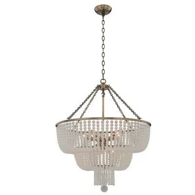 Kalco Esperanza 1 Lt Brushed Champagne Gold Chandelier  In Brushed Gold