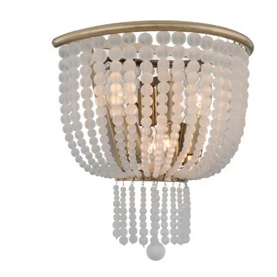Kalco Esperanza 3 Lt Brushed Champagne Gold Wall Sconce  In Brushed Champagne Gold;or Brossé Champag