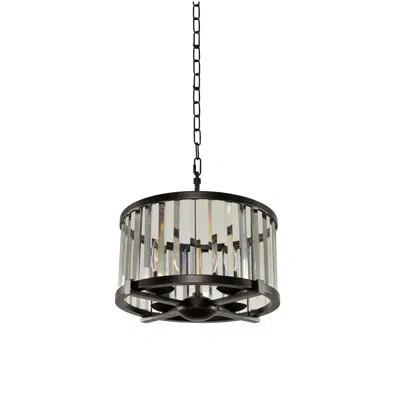 Kalco Essex 4 Lt Sienna Bronze Semi-flush Mount