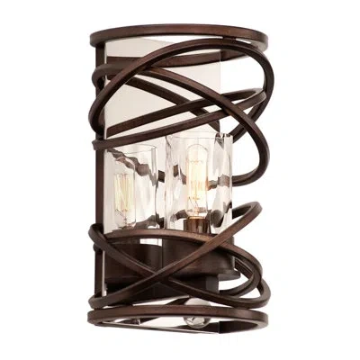 Kalco Eternity 1 Lt Etruscan Bronze Wall Sconce  In Etruscan Bronze;bronze Étrusque