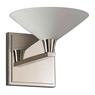 Kalco Galvaston 6" High Polished Nickel Led Wall Sconce