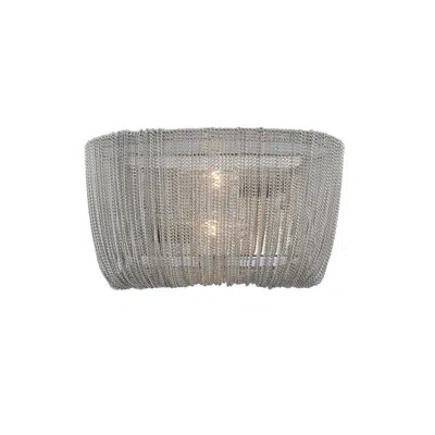 Kalco Genevieve 2 Lt Polished Nickel Wall Sconce