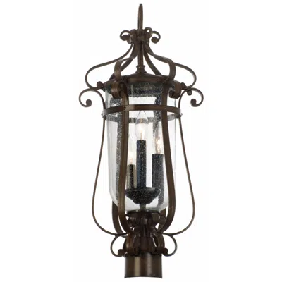 Kalco Hartford Collection Bronze 24 1/4" High Outdoor Post Light