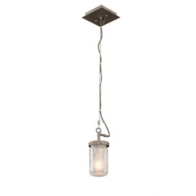 Kalco Highland 1 Lt Country Iron Pendant