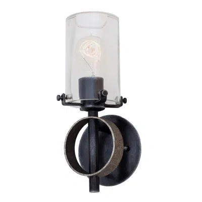 Kalco Irvine 1 Lt Vintage Iron Wall Sconce