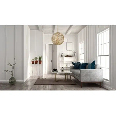 Kalco Jardin 8 Lt Oxidized Gold Leaf Chandelier