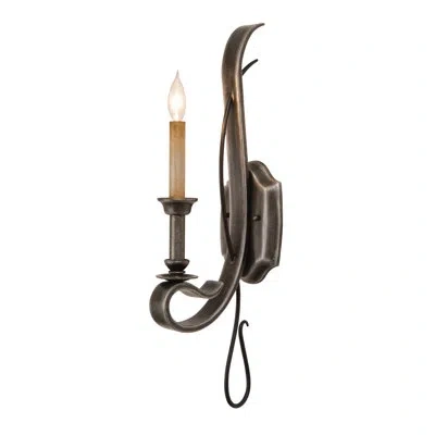 Kalco Keller 1 Lt Wall Sconce  In Vintage Iron