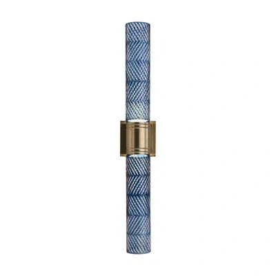 Kalco Kiriko 28-in (12-watt) Led Winter Brass Wall Sconce