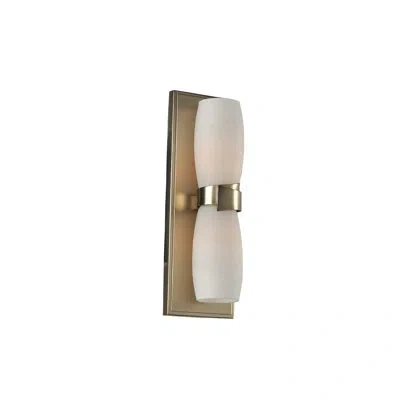 Kalco Laguna 2 Lt Satin Gold Wall Sconce