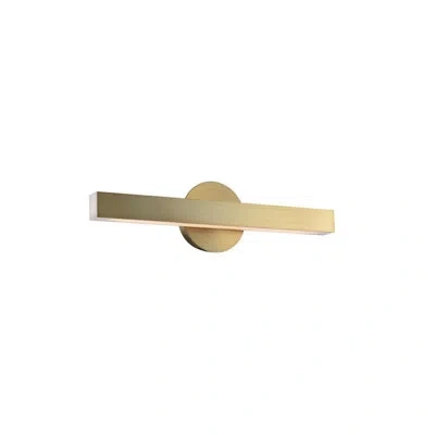 Kalco Lavo 1 Lt Winter Brass Wall Sconce  In Laiton D'hiver;winter Brass