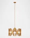 Kalco Lighting Botanica 4-light Chandelier In Warm Gold