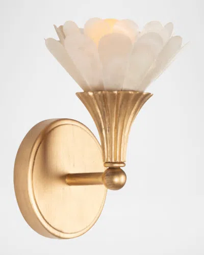 Kalco Lighting Flora 9" Short Capiz Shell Wall Sconce