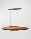 Kalco Lighting Folia Led Island Light In Warm Gold