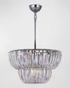 Kalco Lighting Fontana 22" Chandelier In Polished Chrome